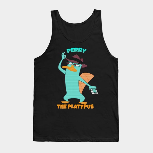 Agent P Tank Top by Izdihaarr